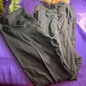 📌Two Comfy XXXL Black High Waist Leggins